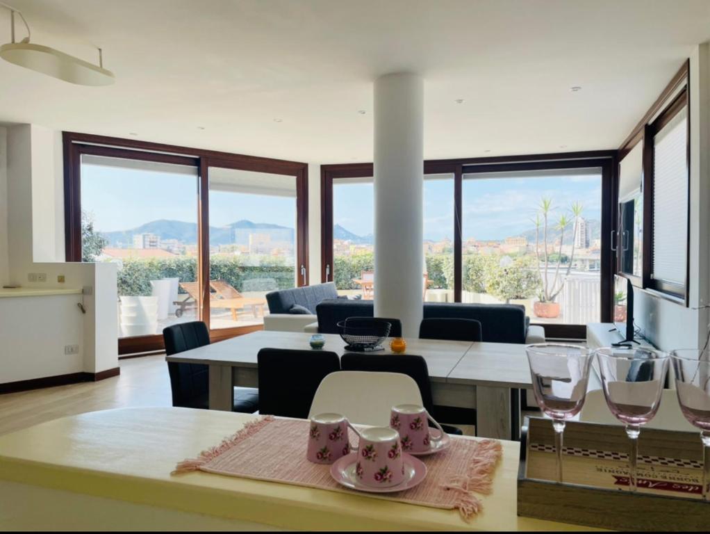 Sunny rooftop loft with gorgeous views of Olbia
