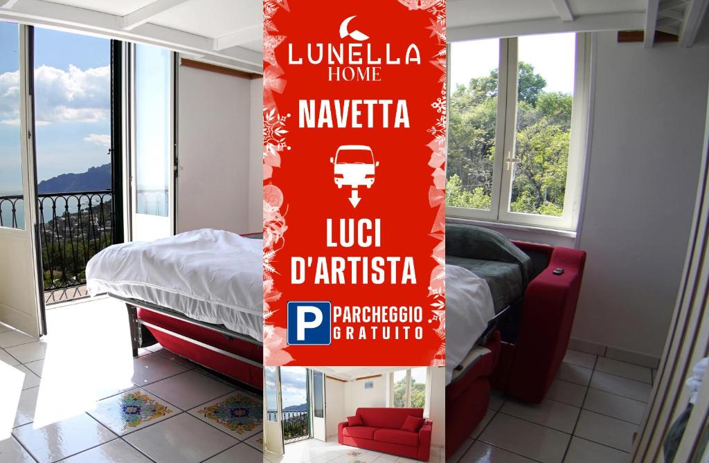 LUNELLA HOME FULL APARTMENT with UNIQUE SEAVIEW, WASHING MACHINE, FULL KITCHEN, PARKING with VIDEO SURVEILLANCE, and SHUTTLE TAXI from to CENTRAL STATION, AMALFI FERRIES, SALERNO AIRPORT, NAPLES AIRPORT