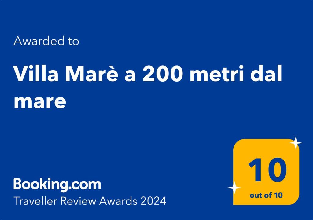 Villa Marè a 200 metri dal mare